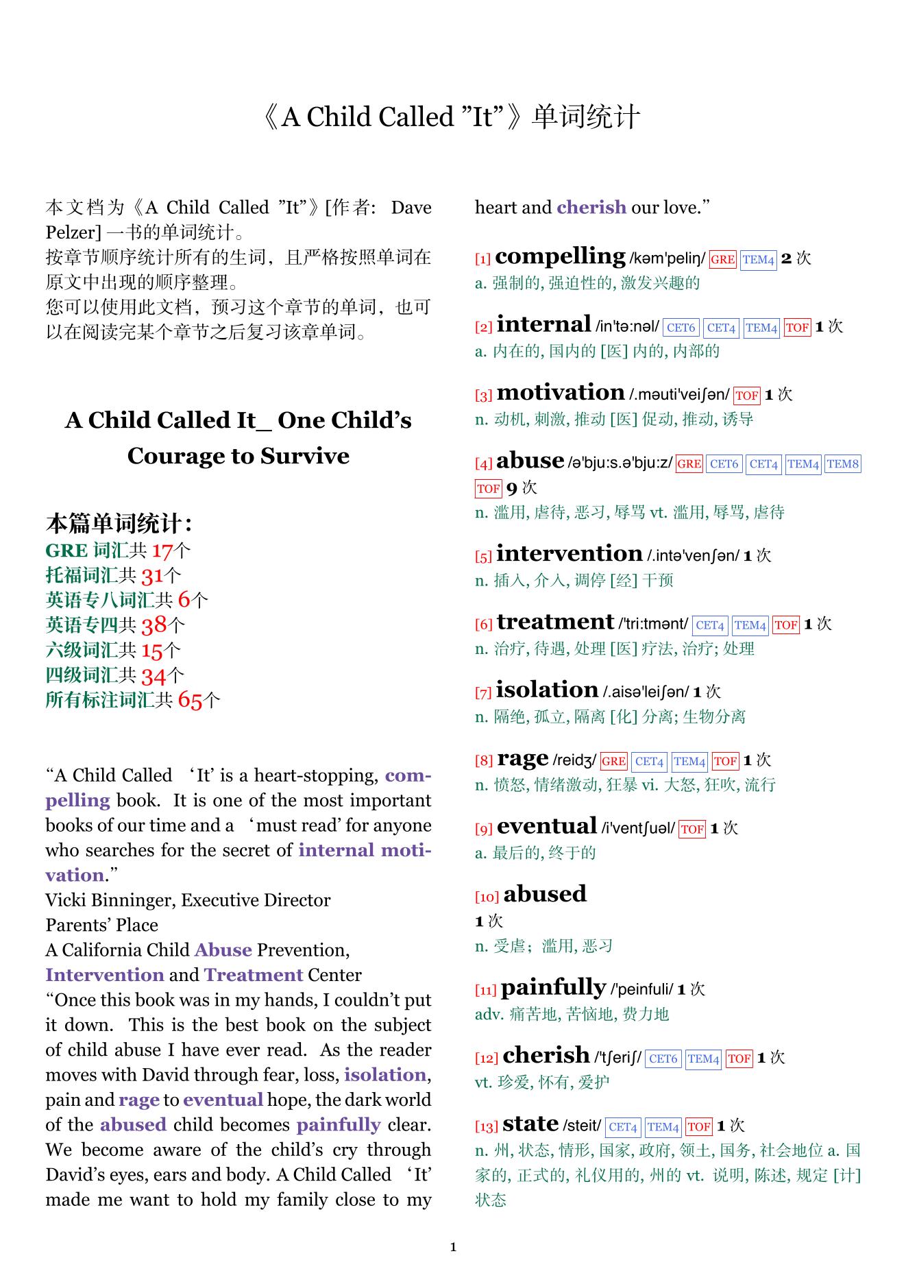 A Child Called 