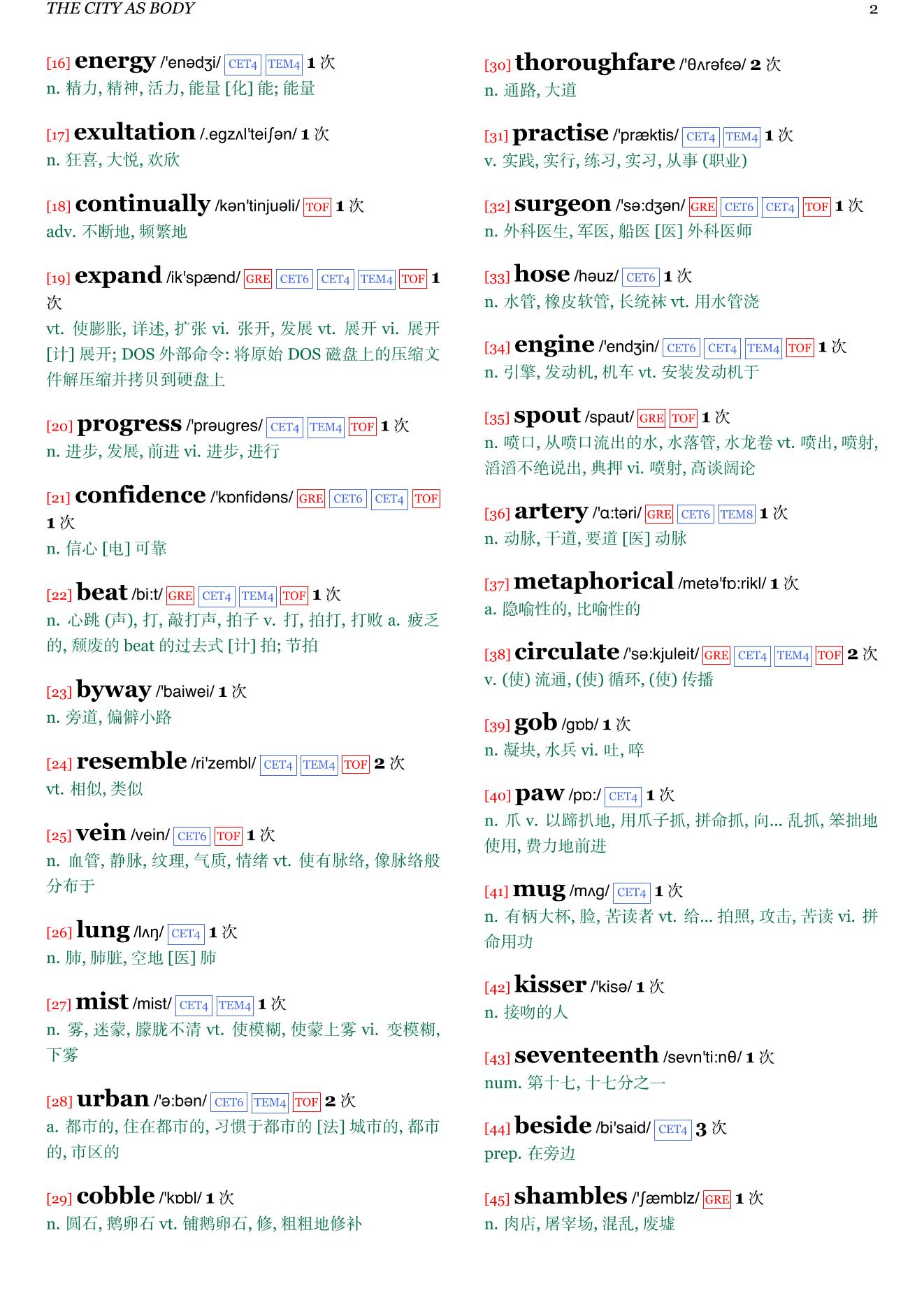 London: The Biography章节单词统计