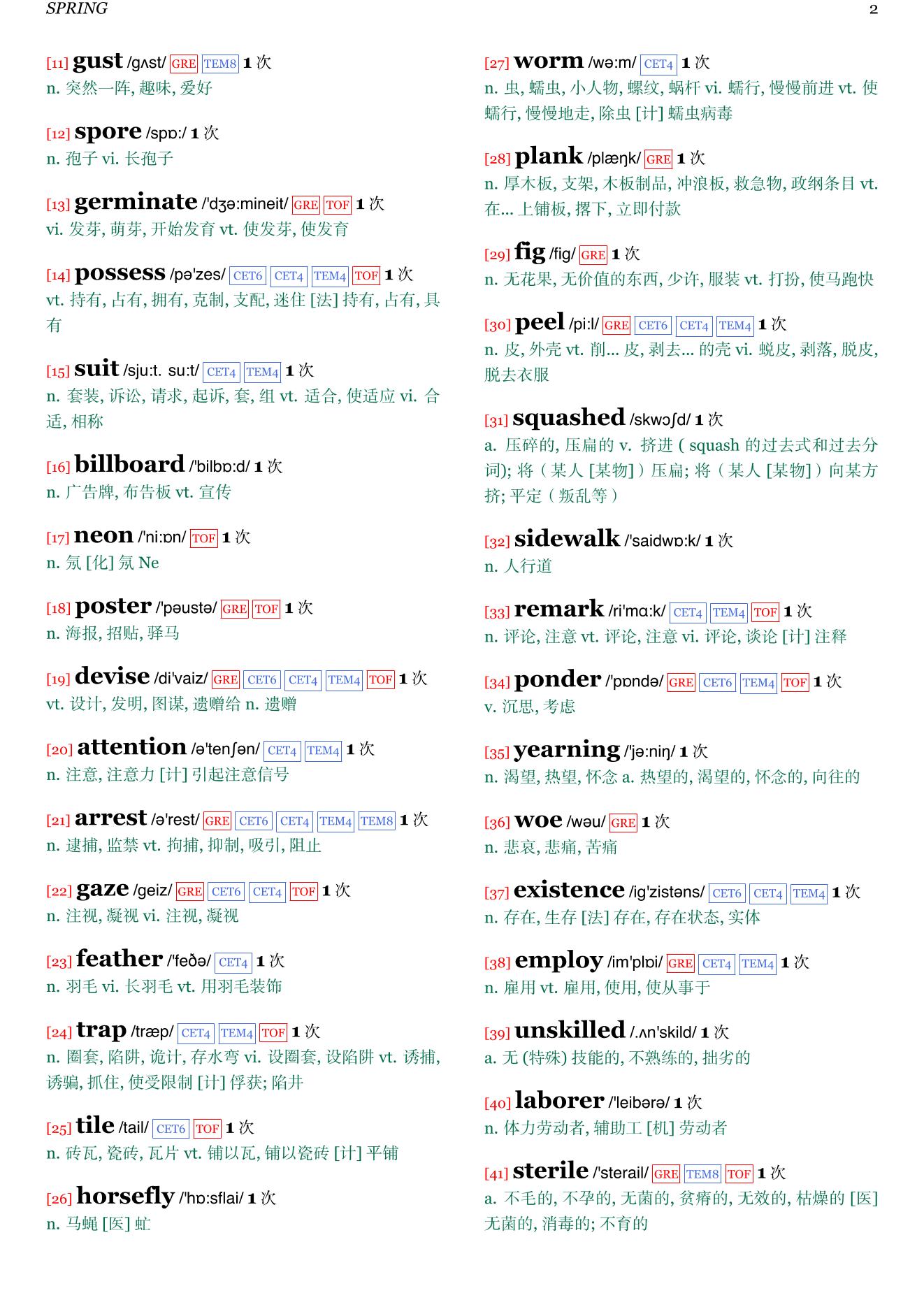 Marcovaldo章节单词统计