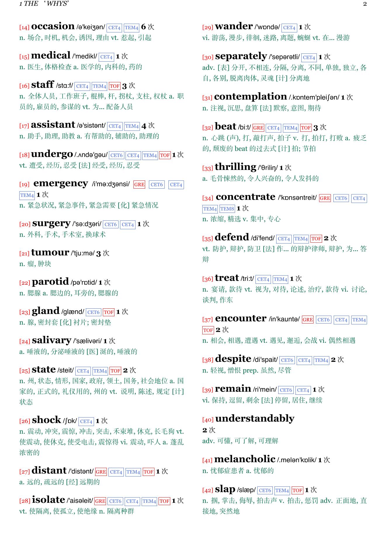 Pep Guardiola : Another Way of Winning章节单词统计