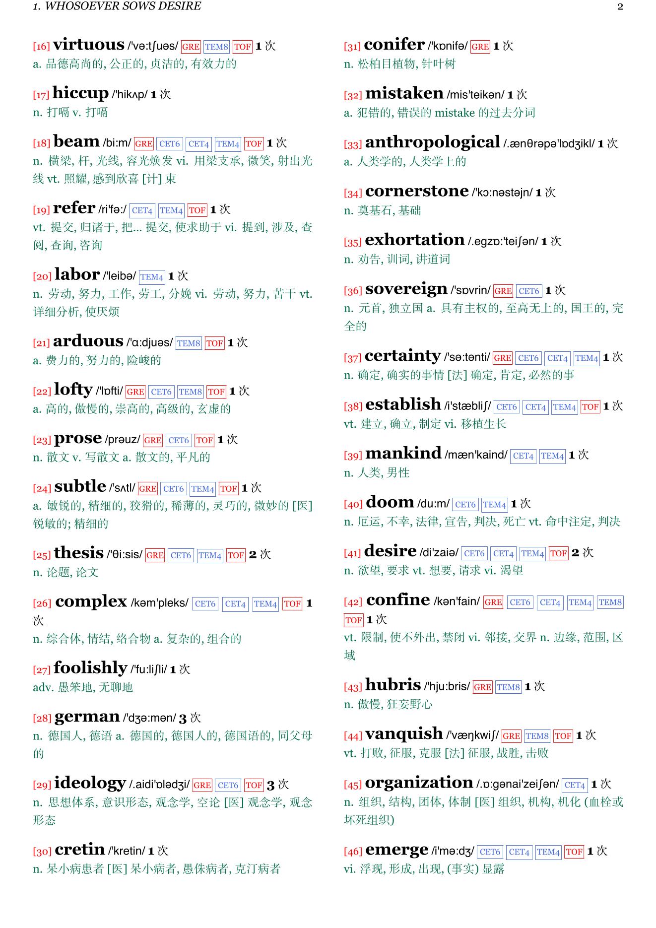 The Elegance of the Hedgehog章节单词统计