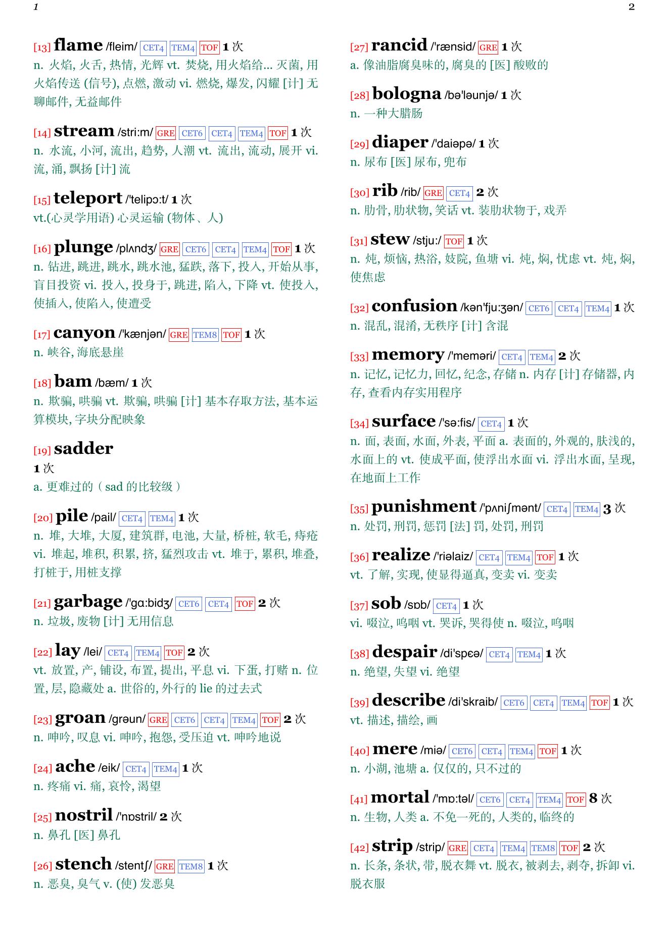 The Hidden Oracle章节单词统计