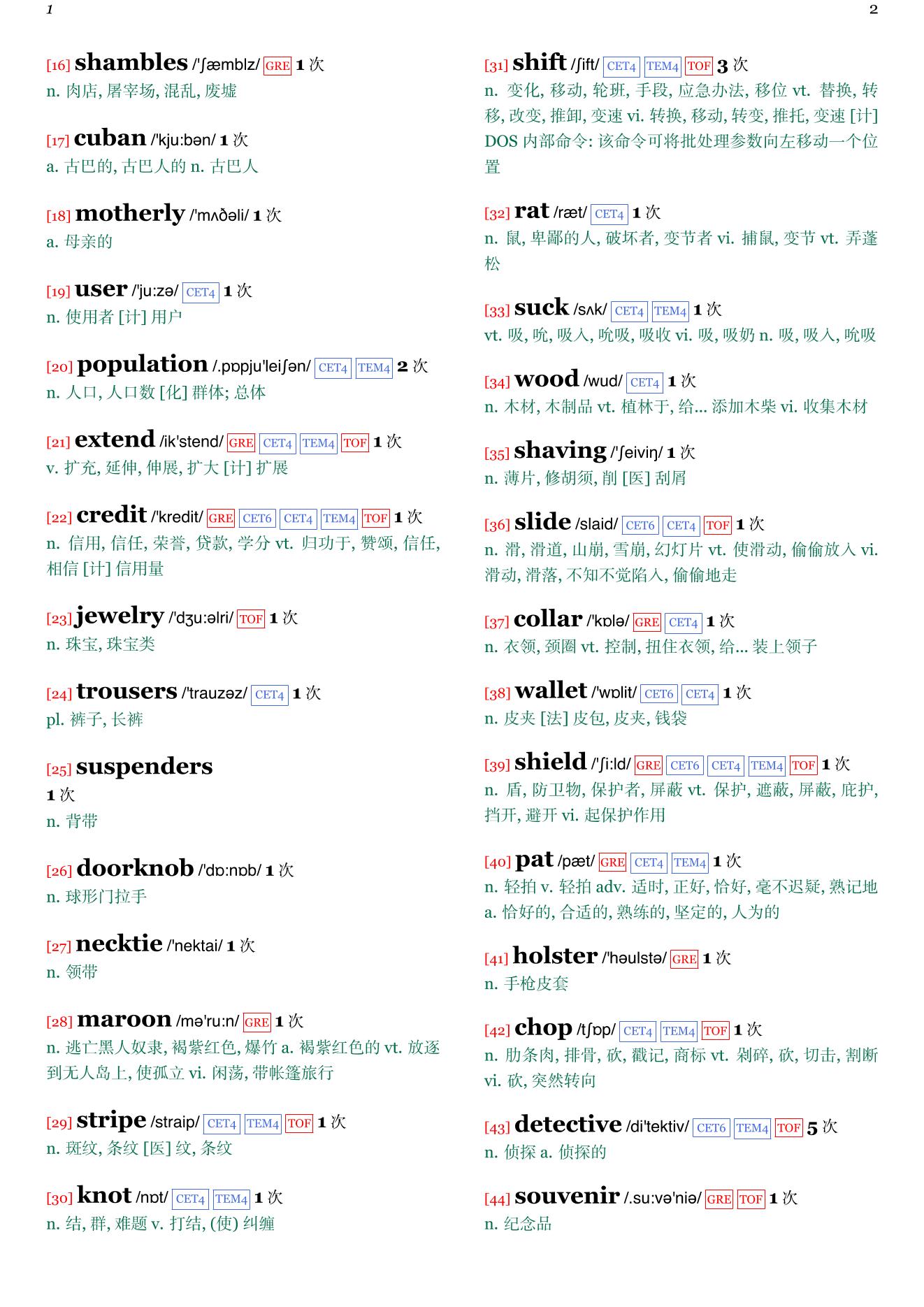 The Yiddish Policemen's Union章节单词统计